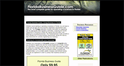 Desktop Screenshot of floridabusinessguide.com